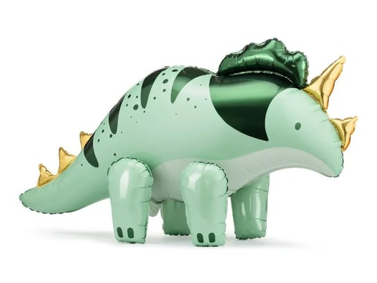Balon foliowy Triceratops, 101x60.5cm, zielony (1 op. / 1 szt.) PartyDeco