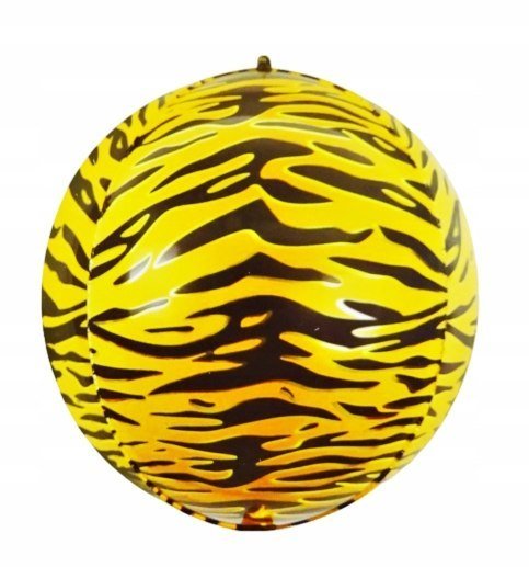 Balon foliowy, Tygrys, żółto-brązowy, 55 cm Brexitaw