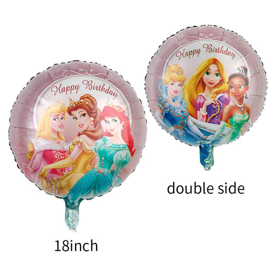 Balon foliowy urodzinowy z Księżniczkami Disneya, 18″ Party spot