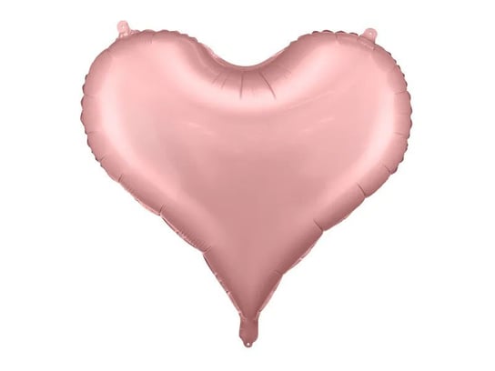 Balon foliowy w kształcie serca różowy serce mat ozdoba dekoracja na hel powietrze ABC