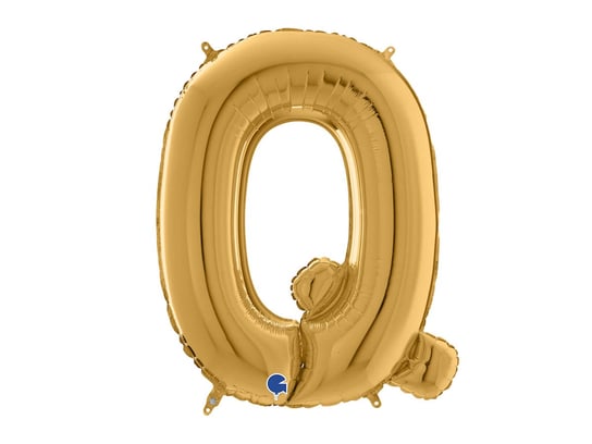 Balon foliowy złota litera Q - 66 cm - 1 szt. Grabo Balloons