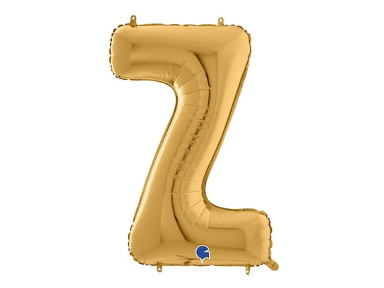Balon foliowy złota litera Z - 66 cm - 1 szt. Grabo Balloons