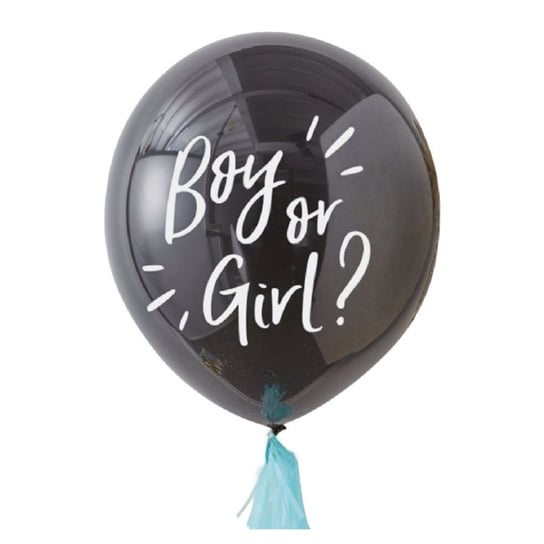 Balon Gigant Gender Reveal - Chłopiec 1m PartyPal