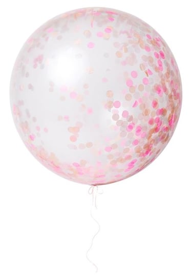 Balon gigant, Konfetti, 90 cm, różowy Meri Meri