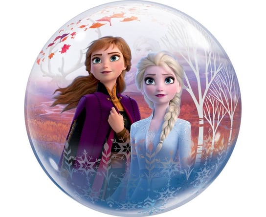 Balon gumowy Kraina lodu 2 Anna Elsa 55cm na hel Qualatex