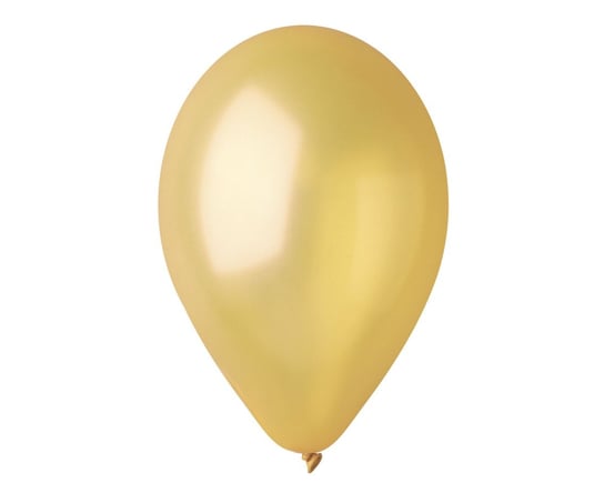 Balon metaliczny, 12", złoty, 100 sztuk GoDan