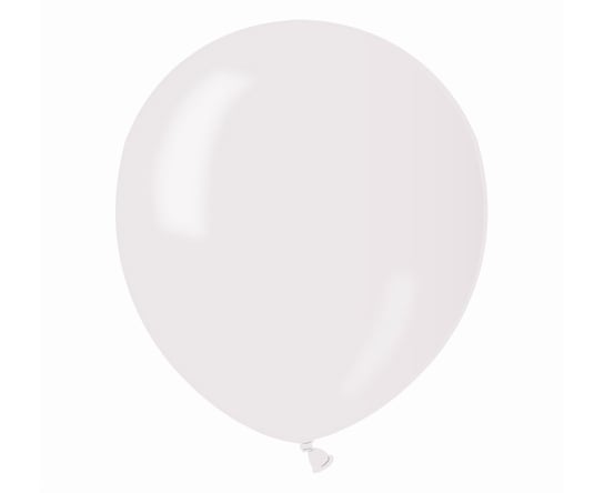 Balon metaliczny, perłowo-biały, 100 sztuk Gemar