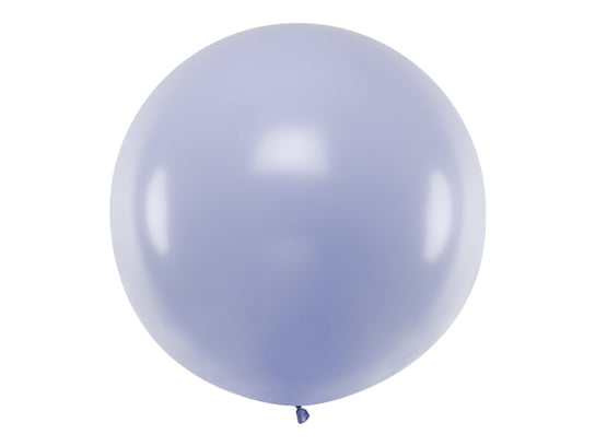 Balon okrągły, Pastel, Light Lilac, 1 m PartyDeco