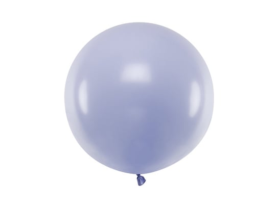 Balon okrągły, Pastel, Light Lilac, 60 cm PartyDeco
