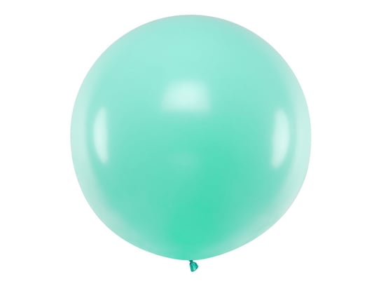 Balon okrągły, Pastel, Light Mint, 1 m PartyDeco