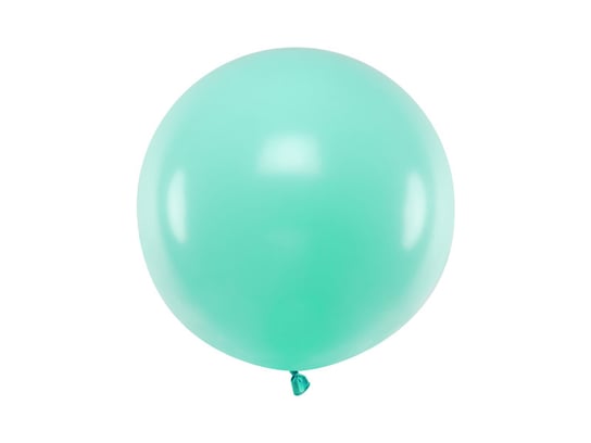 Balon okrągły, Pastel, Light Mint, 60 cm PartyDeco