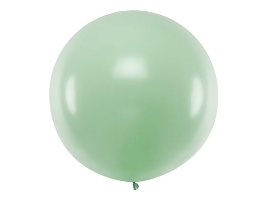Balon okrągły, Pastel, Pistachio, 1 m PartyDeco