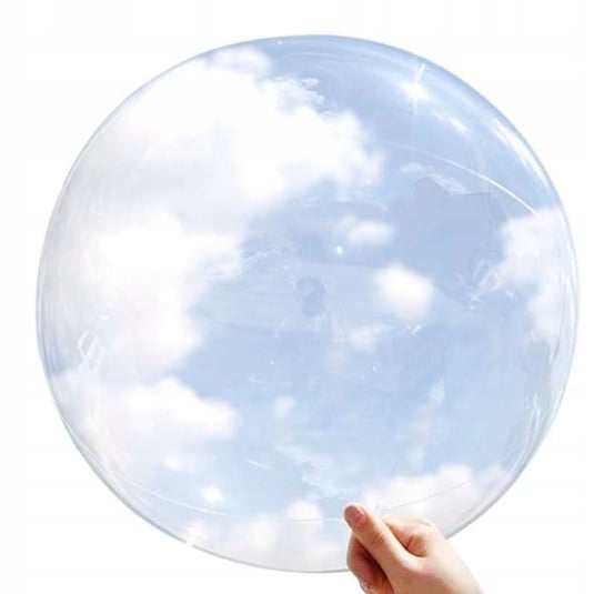 Balon Przezroczysty, Transparentny Bobo Okrągła Kula Kryształ, 45 cm PartyDeco