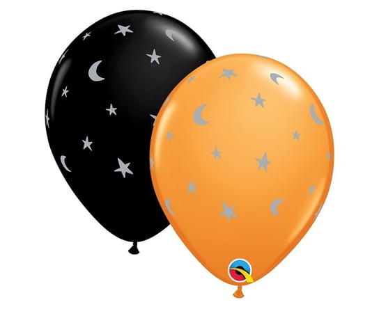 Balon QL 11" z nadr. "Księżyce i gwiazdy", 25 szt. Inna marka