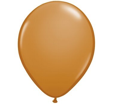 Balon QL 16", pastel j. brązowy / 50 szt. Qualatex