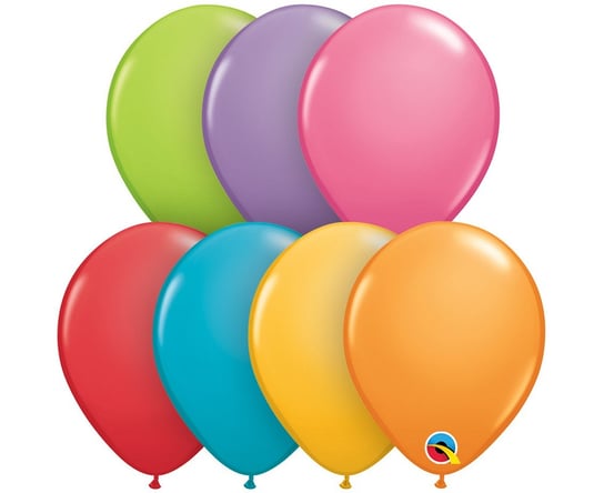 Balon QL 5", pastel mix festiwalowy / 100 szt. Qualatex