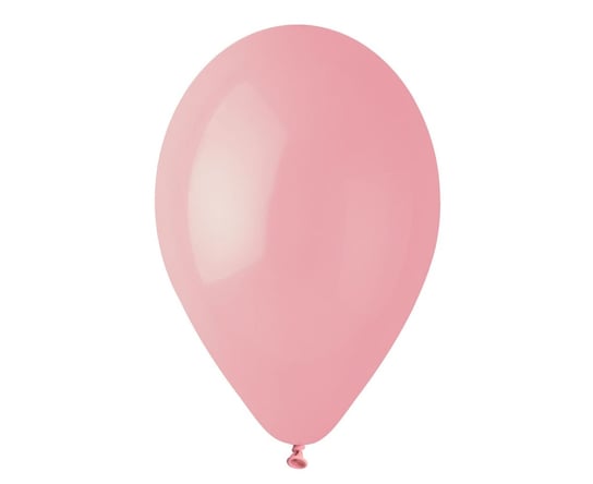 Balon, różowy delikatny, 100 sztuk Gemar