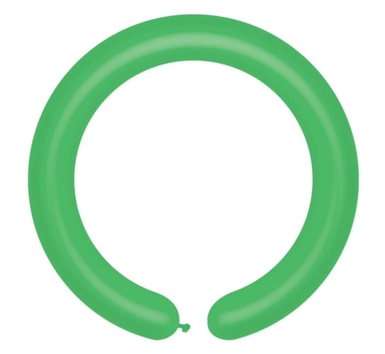 Balon, Rurki włoskie, 36.2", zielony, 100 sztuk Gemar