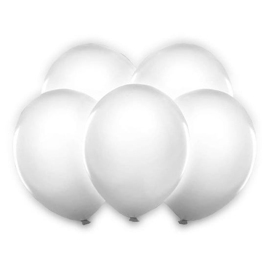 Balon Świecący LED Biały, 30cm, 50 szt. Inny producent