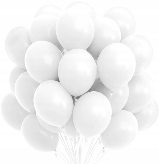 Baloniki małe 5 cali białe 20szt Gotowy Zestaw Dekoracji do Girlandy Balonowej Szafran Limited