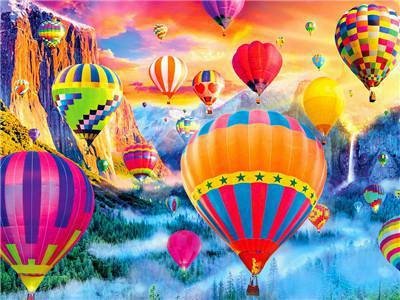 Balonowy rejs - Malowanie po numerach 50x40 cm ArtOnly