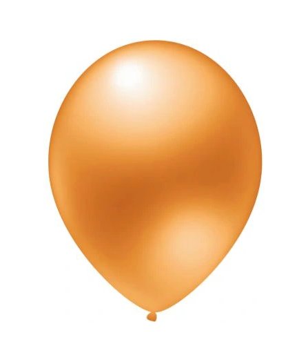 Balony 12" Metal Pomarańczowy 100Szt Fiorello Fiorello
