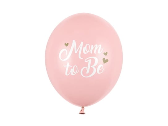 Balony 30 cm, Mom to Be, Pastel Pale Pink (1 op. / 50 szt.) PartyDeco