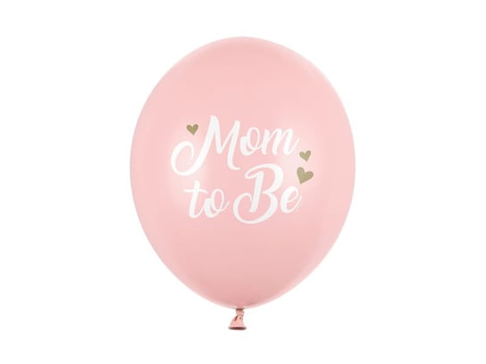 Balony 30 cm, Mom to Be, Pastel Pale Pink (1 op. / 6 szt.) PartyDeco