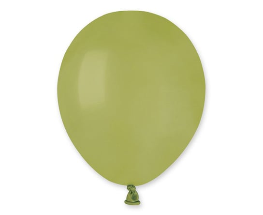 Balony A50 Pastel 5" - Zielone Oliwkowe 98/ 100 Szt. Gemar
