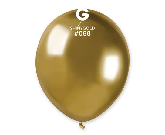 Balony AB50 shiny, złote, 5", 100 sztuk GoDan
