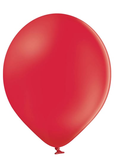 Balony B105 pastelowe Red czerwone 30cm, 100 sztuk BELBAL