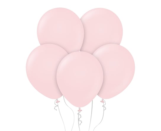 Balony Beauty&Charm, makaronowe bladoróżowe 12"/ 50 szt. GoDan
