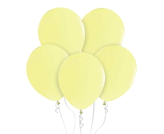 Balony Beauty&Charm, makaronowe, waniliowe 18" / 5 szt. GoDan