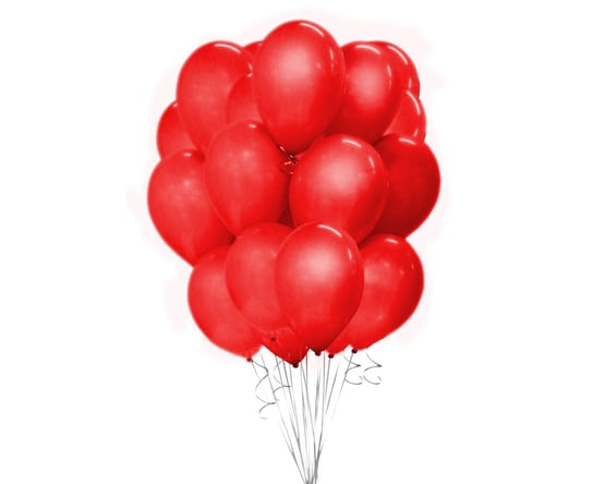 Balony Beauty&Charm, pastel czerwone 12"/ 50 szt. Beauty & Charm