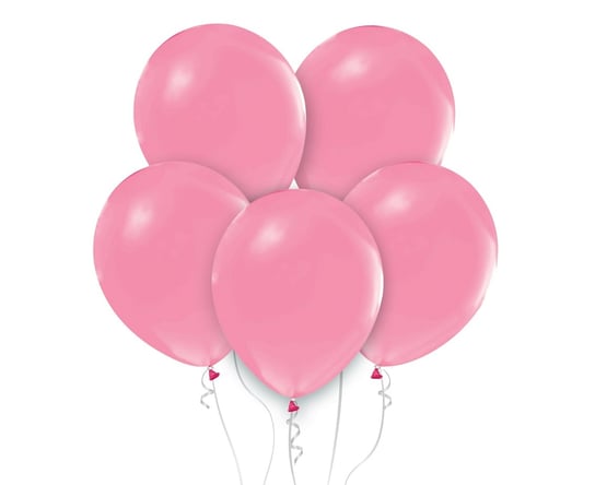 Balony Beauty&Charm, pastelowe, różowe 18" / 5 szt. GoDan