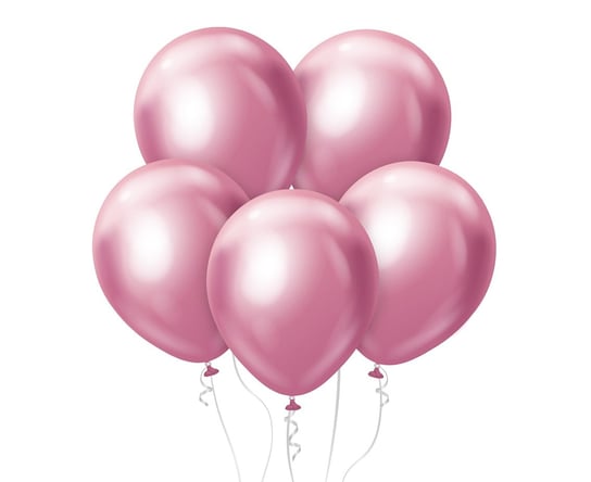 Balony Beauty&Charm, platynowe j. różowe 18"/ 5 szt. Inna marka