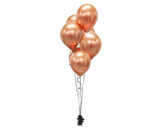 Balony Beauty&Charm, platynowe miedziane 12"/ 7 szt. GoDan