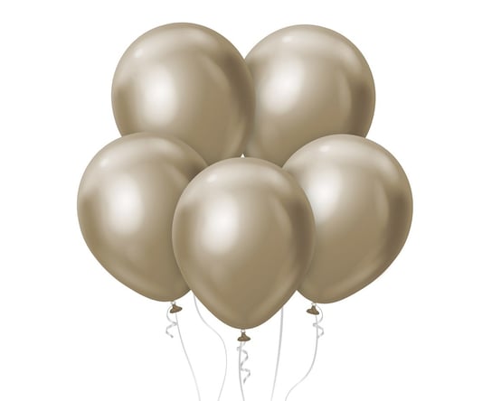 Balony Beauty&Charm, platynowe szampańskie 12"/ 50 szt. GoDan