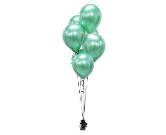 Balony Beauty&Charm, platynowe zielone 12"/ 50 szt. Beauty & Charm