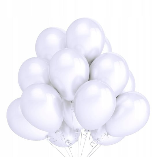 Balony Białe Matowe Pastel Komunia Chrzest 10Szt. Inna marka