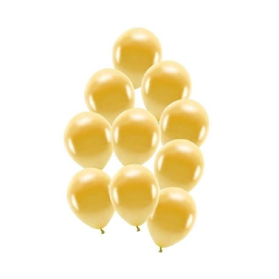Balony błyszczące złote 23cm - 10 sztuk Inna marka