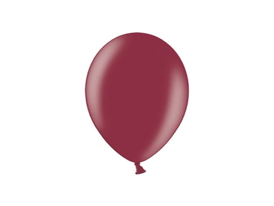 Balony, Celebration Metalic, 9", bordowe, 100 sztuk PartyDeco