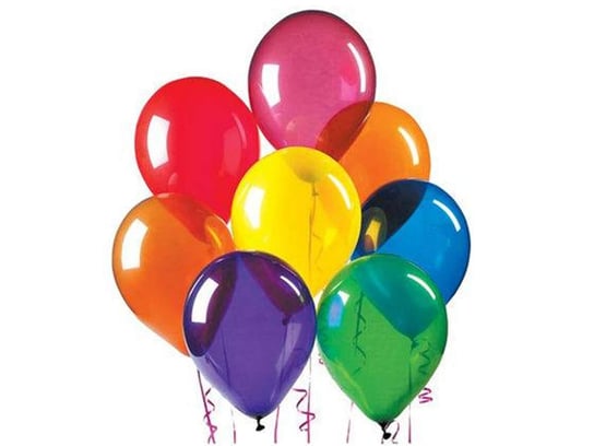 Balony CRYSTALLIC - średnie - mix kolorów - 25 szt. BELBAL