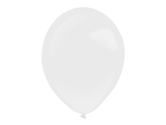 Balony dla dekoratorów lateksowe pastelowe - białe - 35 cm - 50 szt. Amscan