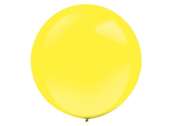 Balony dla dekoratorów lateksowe pastelowe - żółte - 60 cm - 4 szt. Amscan