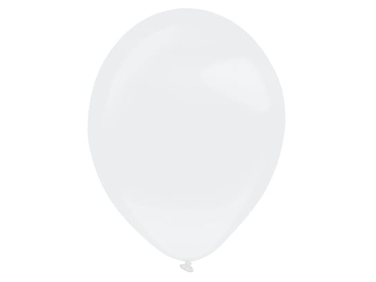 Balony dla dekoratorów lateksowe perłowe - białe - 28 cm - 50 szt. Amscan