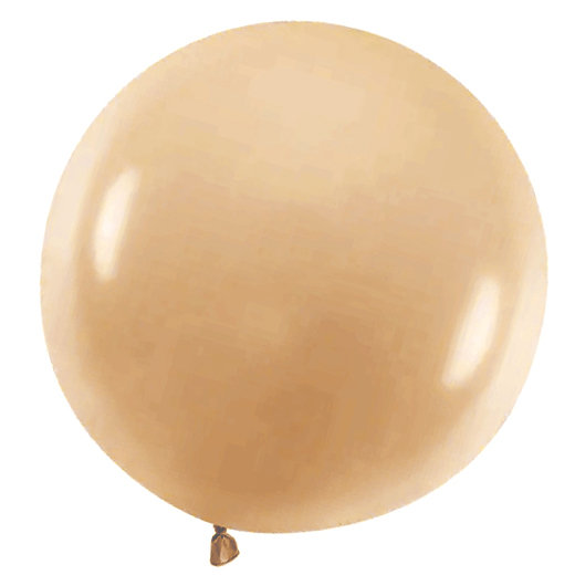 Balony Duże okrągłe cieliste nude beż kula gigant Inna marka