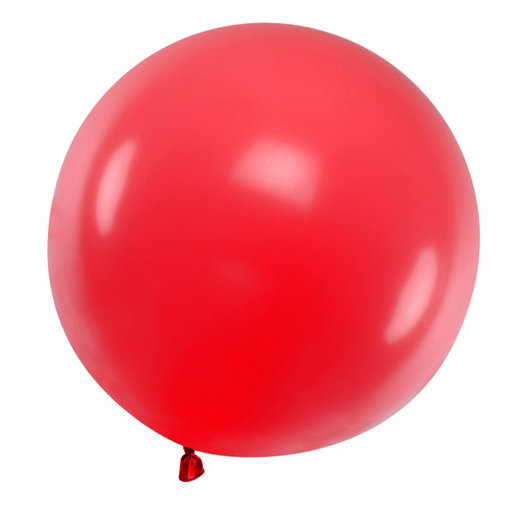 Balony Duże okrągłe czerwone kula gigant 48cm 5szt Inna marka
