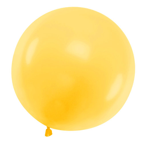 Balony Duże okrągłe żółte kula gigant 48cm 5szt Inna marka