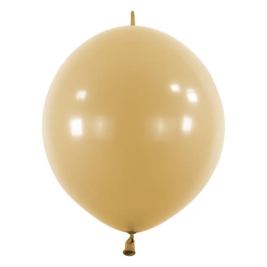 Balony E-Link Pastel Mocha brąz z łącznikiem, 15cm, 100 szt. AMSCAN